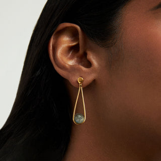 Dean Davidson Petite Ipanema Earrings- Labradorite/Gold
