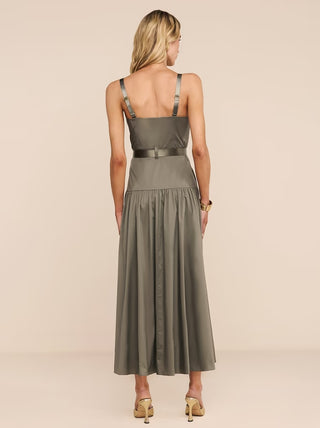 L'Agence Rima Dress-Smokey Olive