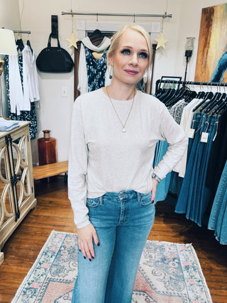 American Vintage Sonoma Long Sleeve Shirt-White