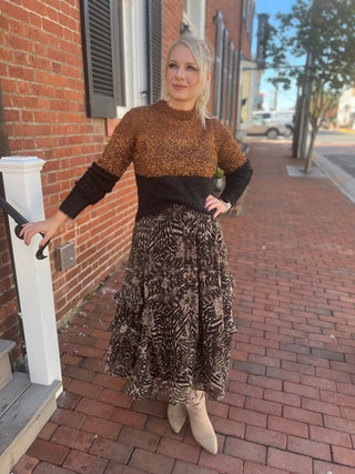 Maria Cher Linden Nymble Sweater-Copper