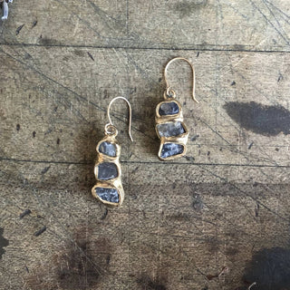 Emilie Shapiro Jewelry Frozen Fire Triple Earrings