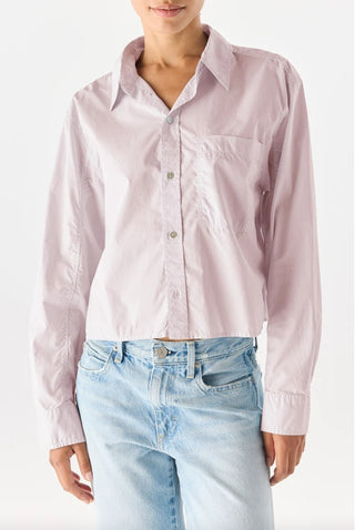 AMO Ruth Crop Shirt-Wisteria