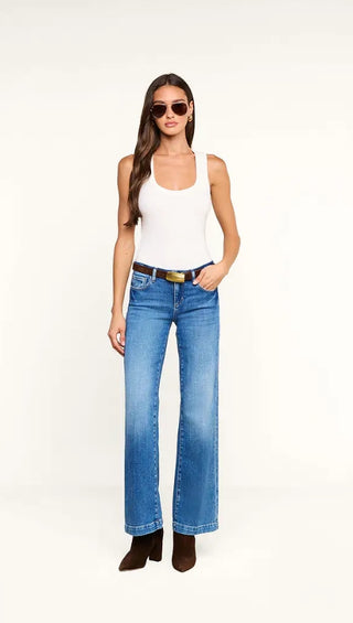 L'Agence Joanne Low Rise Denim-Salinas