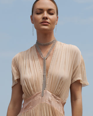 Marie Laure Chamorel Necklace-White Bronze