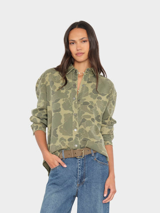 Xirena Gia Shirt-Camo Green