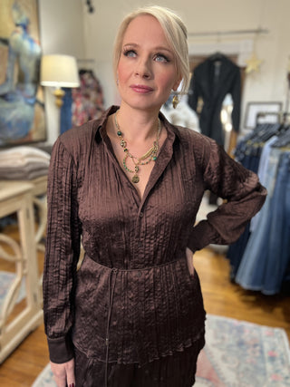 Staud Suki Shirt-Earth