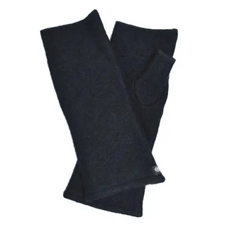 Dupatta Gayle Fingerless Wool Gloves-Black/Gray, Blue Ombre, Brown Ombre, Orange Ombre or Black