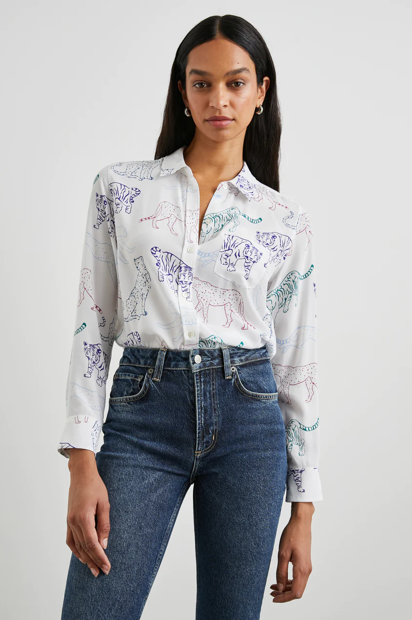 Rails Kate Blouse- Jewel Wildcats | MADISONBELLE